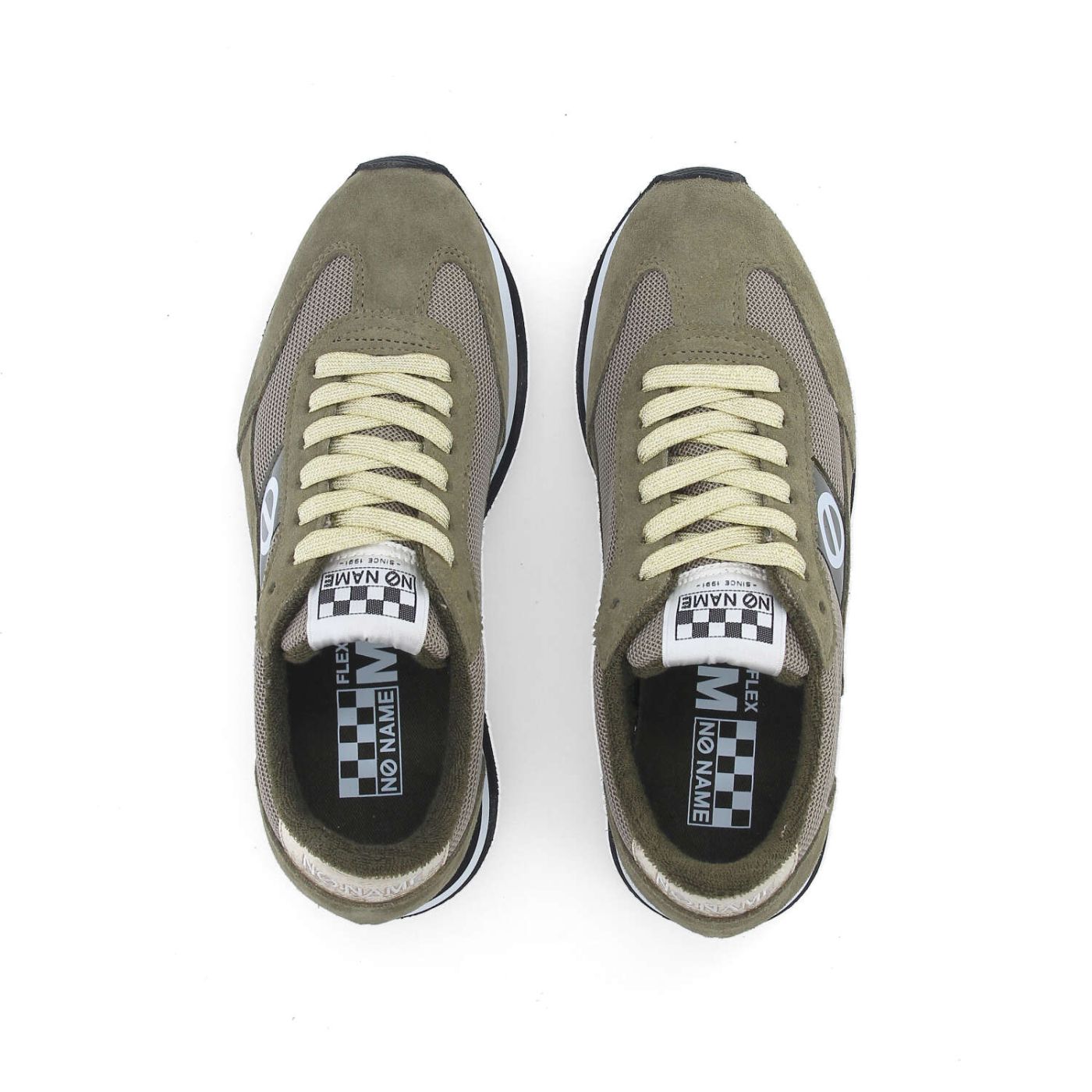 FLEX M JOGGER W - SUEDE/KNIT/MARS - KAKI/OR